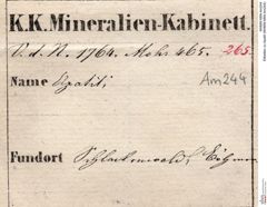 Etiketten zu Apatit (NHMW-MIN-Am244)